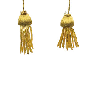 Borla de Canutillo de Oro (3cm/5cm)