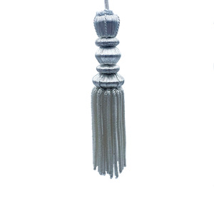 Borla de Canutillo de plata(11 cm)