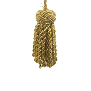 Borla de Glacé Dorada (5cm)
