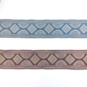 Cinta bordada con lurex (4,8cm)