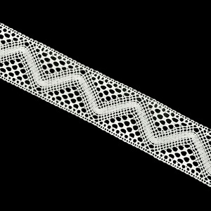 Encaje de Bolillo Blanco (6,5 cm)