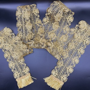 Fajín para Virgen dorado ( 2.50m sin fleco - 5cm fleco)