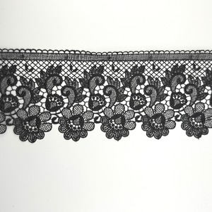 Encaje de Guipur Negro (11,2cm)
