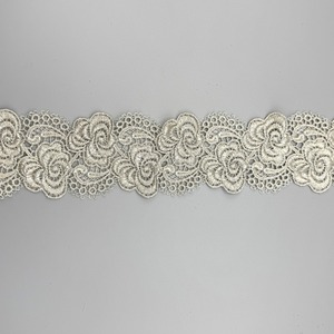 Guipur plateado (6.5cm)