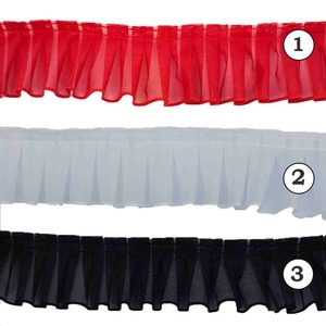 Cinta plisada varios colores (6cm)