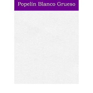 Popelín Blanco Grueso (PIEZAS A PARTIR DE 15 METROS)Precio del metro