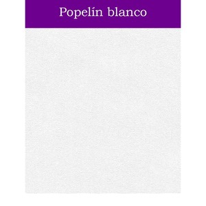 Popelín Blanco Fino (PIEZAS A PARTIR DE 15 METROS)Precio del metro