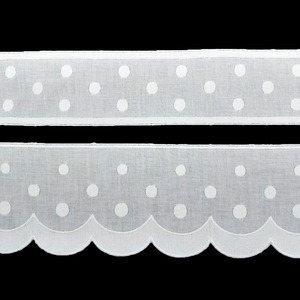 Tira Bordada Blanca (7 y 10cm)