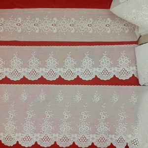 Tiras bordadas blancas (7.5cm-10cm-17.5cm)