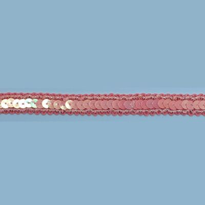 Pasamanería de lentejuelas rosa (1cm)