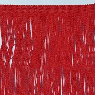 Fleco de seda rojo (30cm)