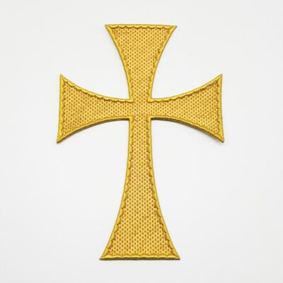 Cruz bordada oro (25x17cm)