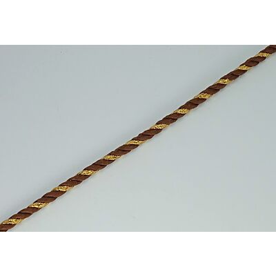 Cordón de seda y metalizado(0,7 cm)