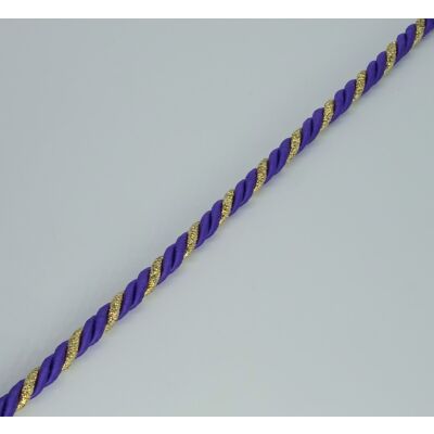 Cordón de seda y metalizado(1 cm)