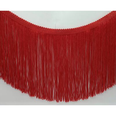 Fleco de seda  Rojo (15 cm)