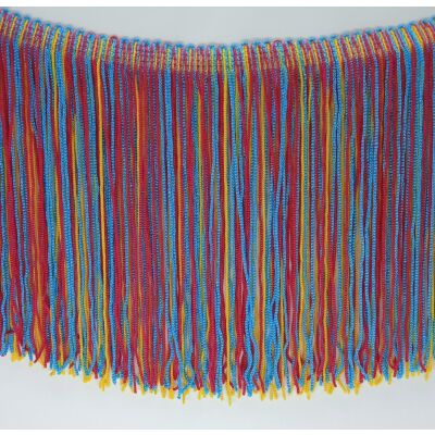Fleco de seda  Multicolor (15 cm)