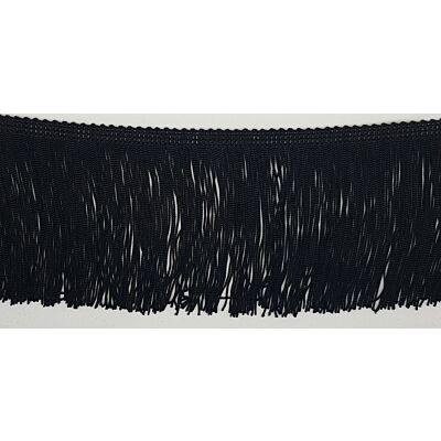 Fleco de seda Negro (10 cm)