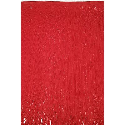 Fleco de seda Rojo   (50 cm)