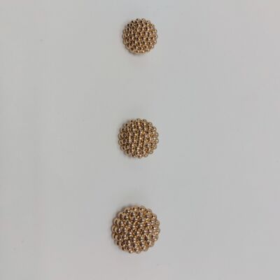 Botón joya perlas dorado (nº40-32-28)